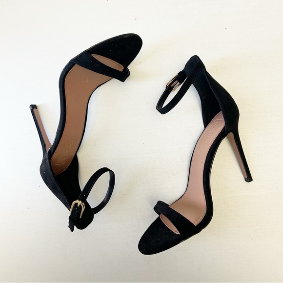 Topshop Black Ankle Strap High Heels Elegant Stilettos Sandals Size 7.5 UNWORN - Picture 10 of 15